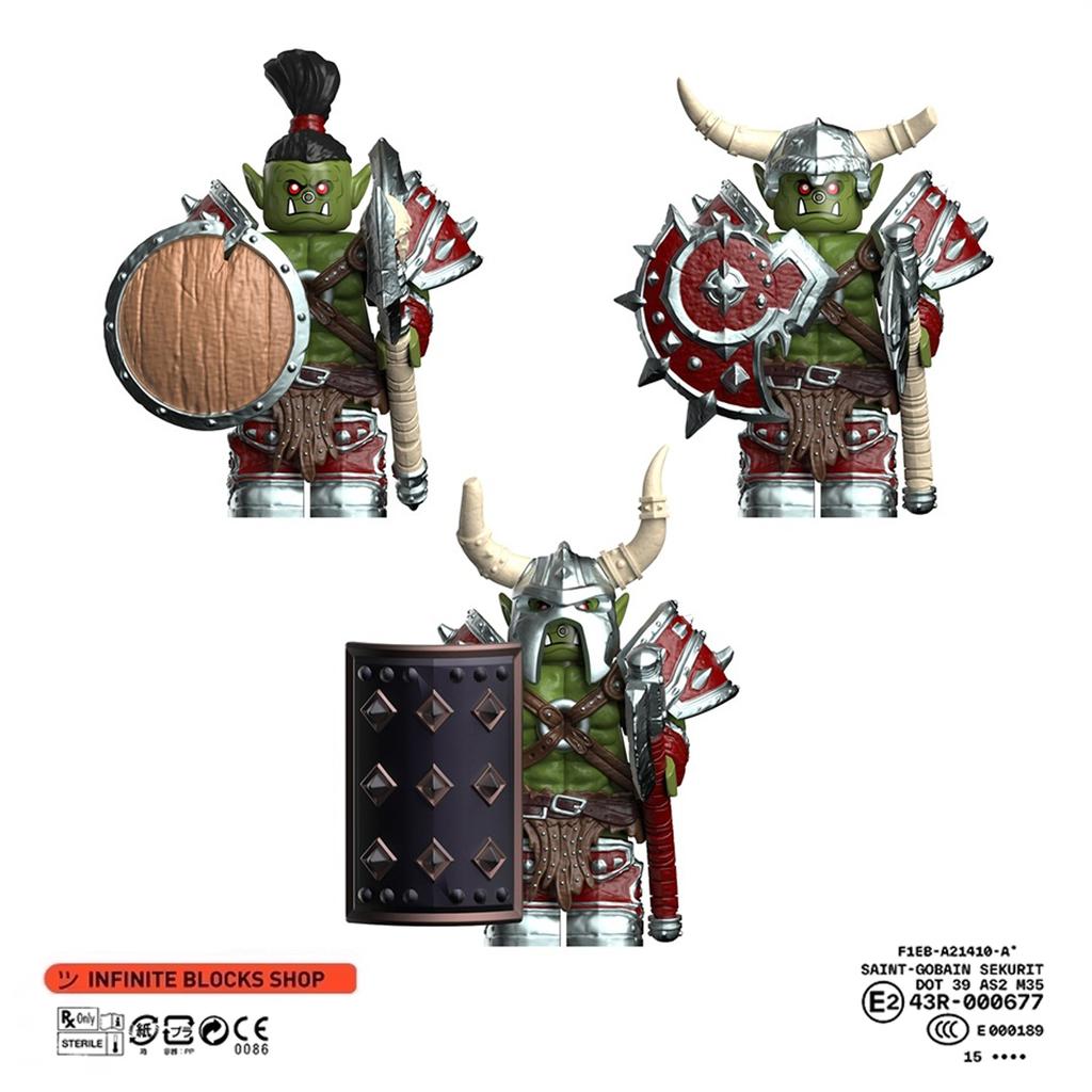 Game World Of Warcraft Orc Assembly Model Handheld Computer Case Desktop Decoration Ornament Action Figures Collectible Toy Gift
