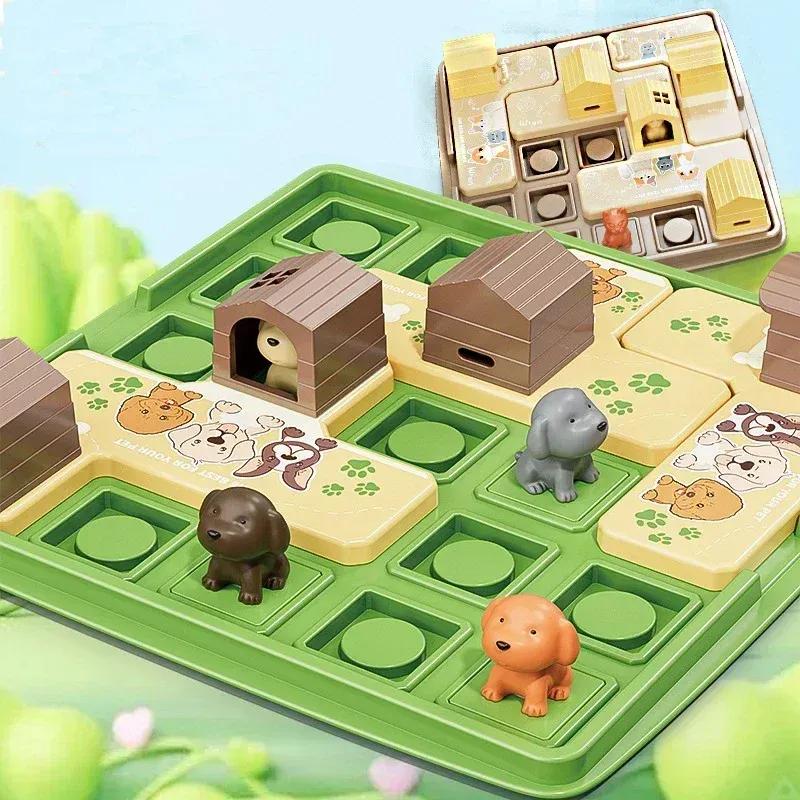 Hidden Dog Cat Educational Games Children Logical Thinking Training Strategy Game Parent Kids Interactive Puzzle Toys