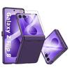Samsung Galaxy Z Flip 8 Protective Case with Hinge Cover Raised Camera and Screen Edges-pink