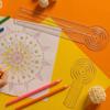 Durable Mandala Drawing Stencil Acrylic Drawing Template  School Math Craft Project
