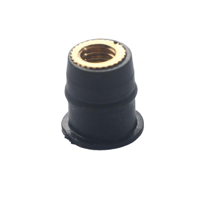 10Pcs Motorcycle For M4/M5/M6 Rubber Well Nuts Riding Accessories Fastener Goods