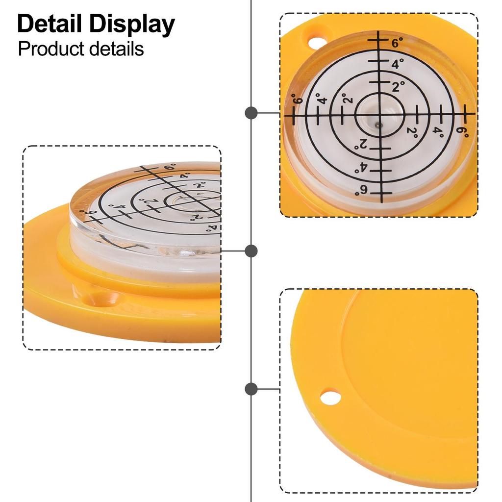 Mini Livella a Bolla Portatile con Guscio Nero per Artigianato e Progetti Fai-da-Te