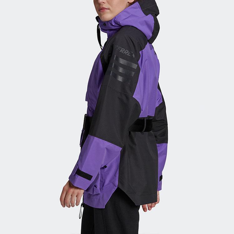 Adidas Cw Xploric R.r Casual Sports Hooded Jacket Women Outerwear Purple HF8461