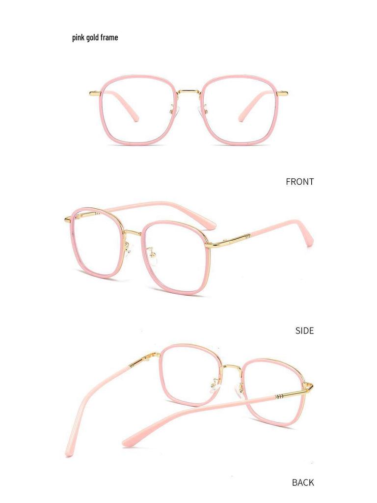Elegant Anti-Fatigue Women's Reading Glasses - Large Frame, HD Vision, Youthful Look.