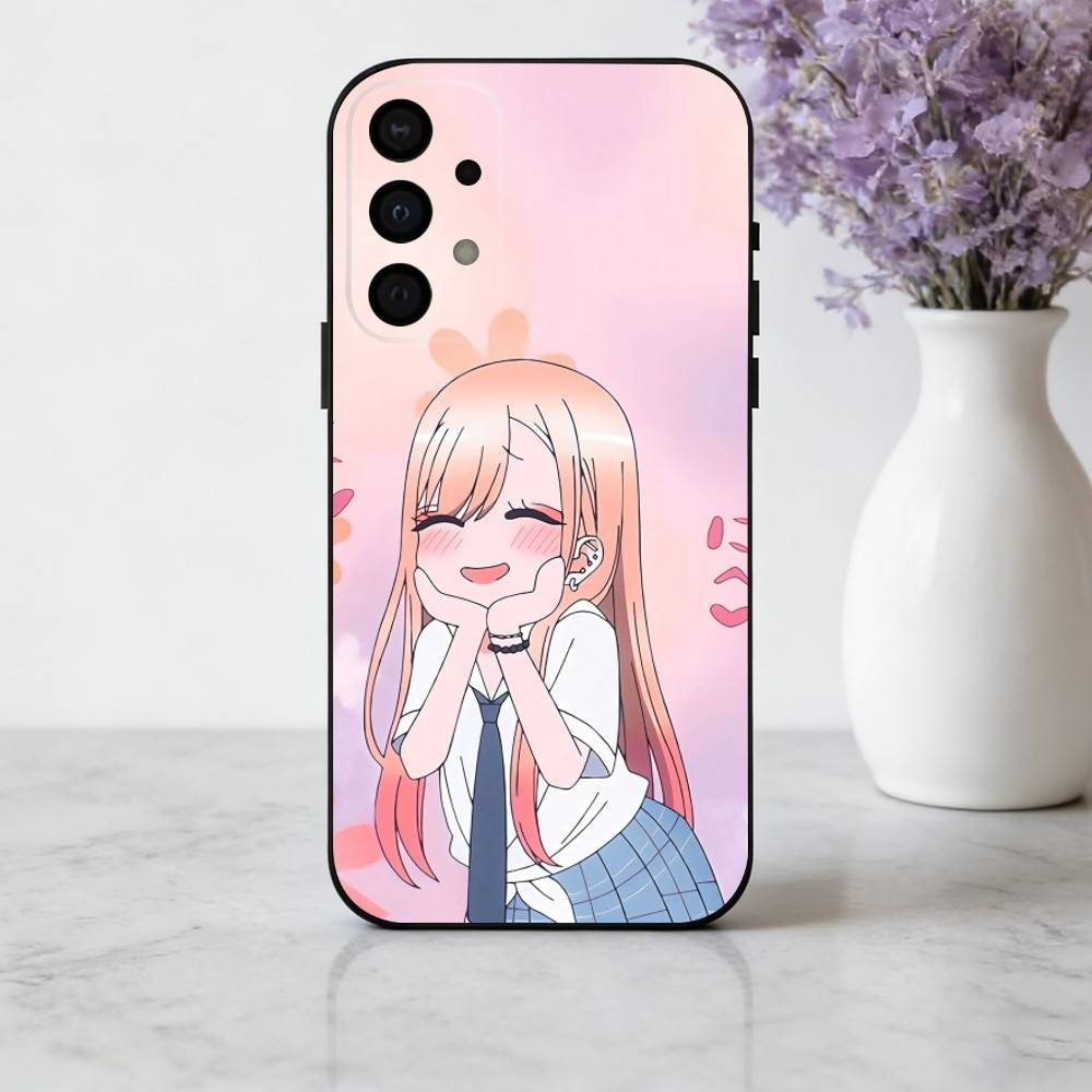 M-Marin K-Kitagawa My Dress Up D-Darling  Phone Case For Samsung Galaxy A73,A72,A71,A70,A53,A52,A51,Soft Silicone Black Cover