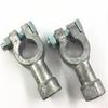 1Pair Silver Battery Post Adapter Car Assessories Parts Lead Side Post To Top Post Battery Adapter Nuts For Car