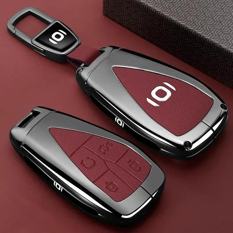 Zinc Alloy Car Key Case for Changan QIYUAN NEVO A05 A06 A07 Q05 Q07 2025 Car-Styling Keychain Remote Decoration Cover Shell Fob