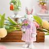 Quality Resin Rabbit Carrot Sculpture Resin Decoration Perfect for Bedroom Nightstands or Children Room for Couples