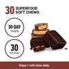 Force Factor, Modern Mushroom, Reishi Mushroom, Chocolate Peanut Butter Cups, 30 Superfood Soft Chews