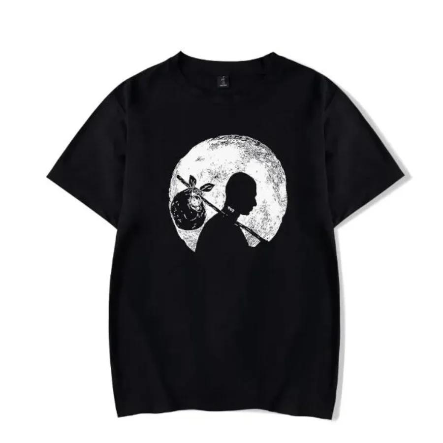 

Fashion rapper Oxxxymiron funny summer casual hipster Hip Hop men women trend casual street crewneck short-sleeved T-shirt - ... S разноцветный