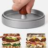 Modern Aluminum Alloy Circular Hamburger Press For Juicy Patties And Rice Balls