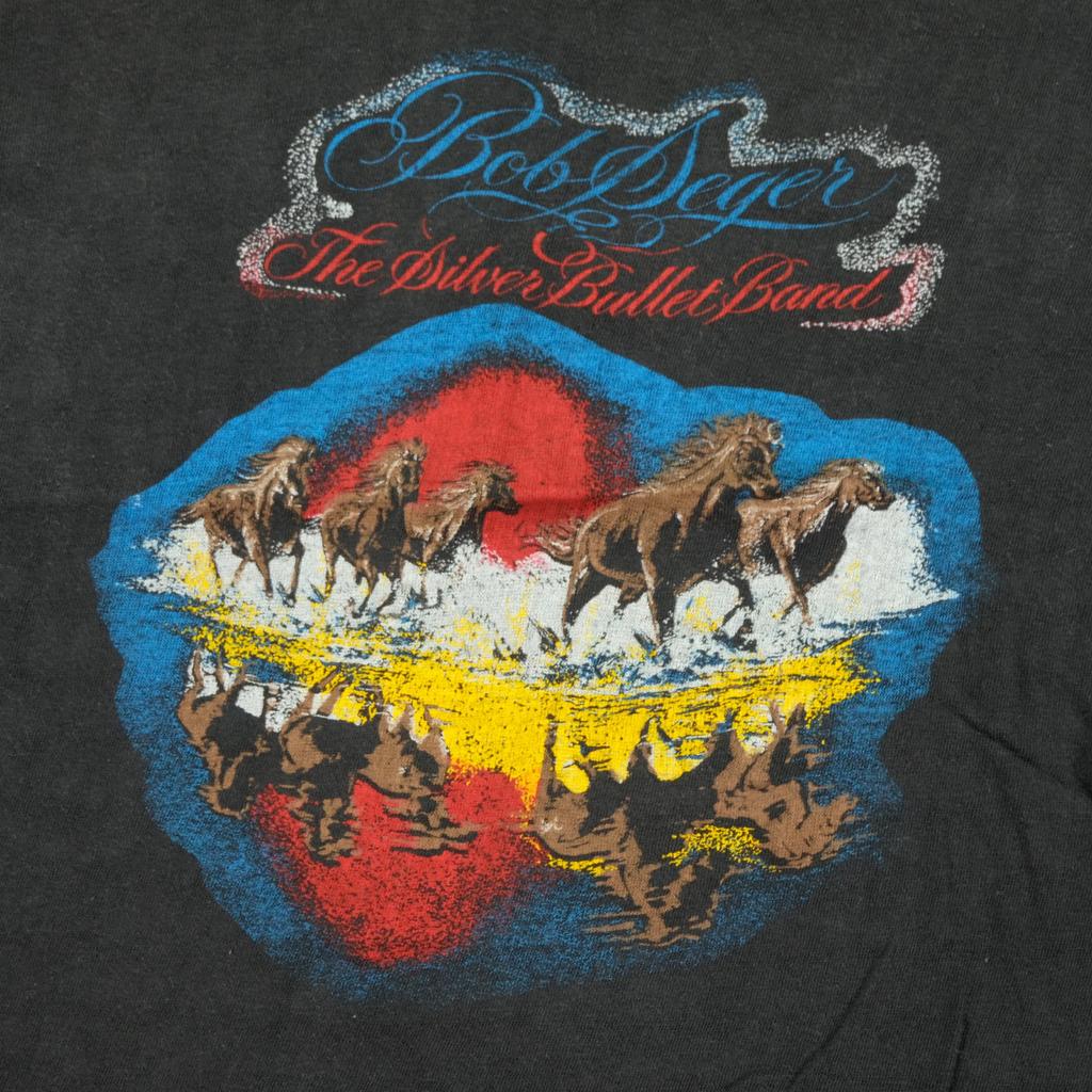 Bob Seger & The Silver Bullet Band Horses T Shirt Black Unisex S-5XL 2C680