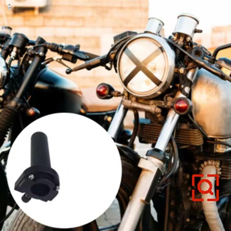 Motorcycle 1 Inch Handlebar Grips Black Throttle Grip 26Mm Hand Grip For 883 1200