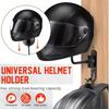 Heavy-Duty Motorcycle Football Helmet Rack with Hooks Space-Saving Garage Home or Office Organizer Pre-Drilled Installation Sturdy Construction
