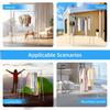 Adjustable Angle Folding Clothes Rack Stainless Steel Laundry Drying Rack  Home Use