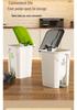 Large 30L Outdoor Kitchen Trash Can with Pedal and Lid