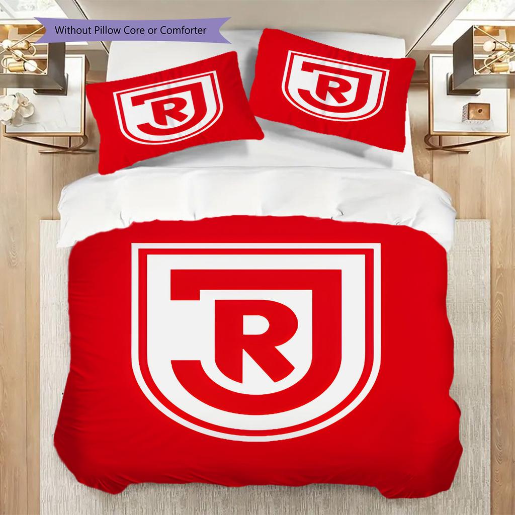 Set Copripiumino Trapuntato con Fantasia Jahn Regensburg Federa Decorazione per la Casa Regalo di Compleanno (1 * copripiumino + 2 * federa, senza nucleo)