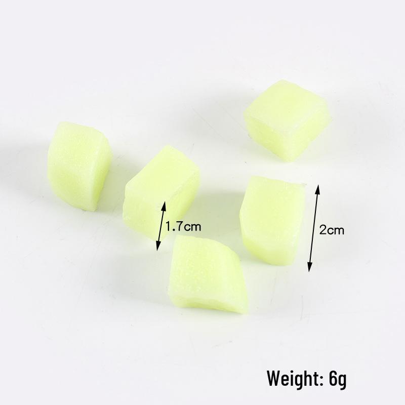 Mini Fruit Salad DIY Edible Toy: Mango, Pitaya, Kiwi Slices Simulation Cubes.