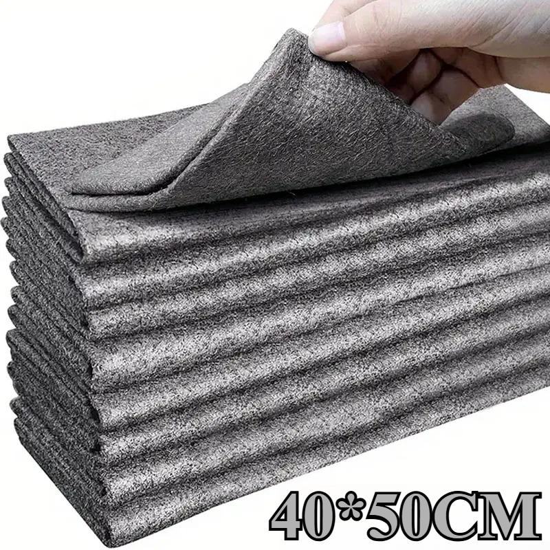 Thickened Magic Cleaning Cloth Microfiber Glass Clean Towel Reusable Washable Lint-free Cleaning Rags for Kitchen Glass Car