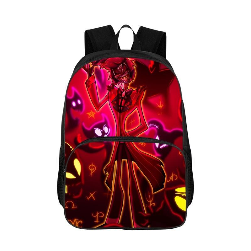 Hazbin Hotel Kids Backpacks Boys Girls Student Birthday Gift Child School Bags Large Capacity Camping Durable Rucksack