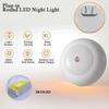 [Smart Night Light] 2pcs Smart Night Light | Plug-in Light-Controlled Sensor with Dusk-to-Dawn Sensor Light Control Switch for Corridors, Bedrooms
