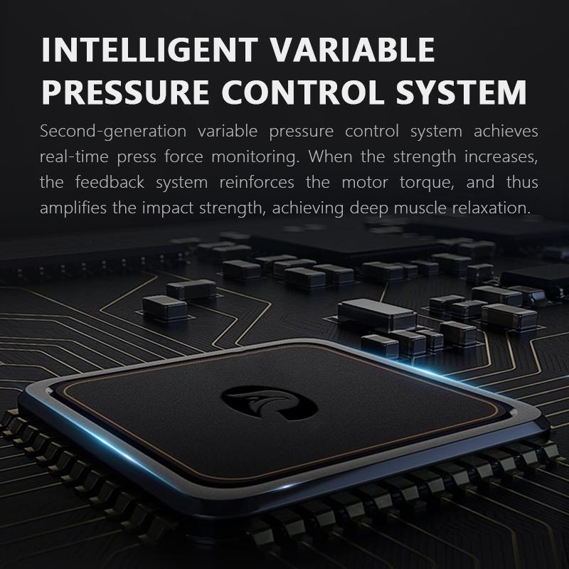 Booster Pro 3 Massagepistole, Tiefengewebe-Muskelstimulator, Körpermassagegerät, Faszienpistole, Entspannungstherapie, geräuscharm für die Formung der Fitness