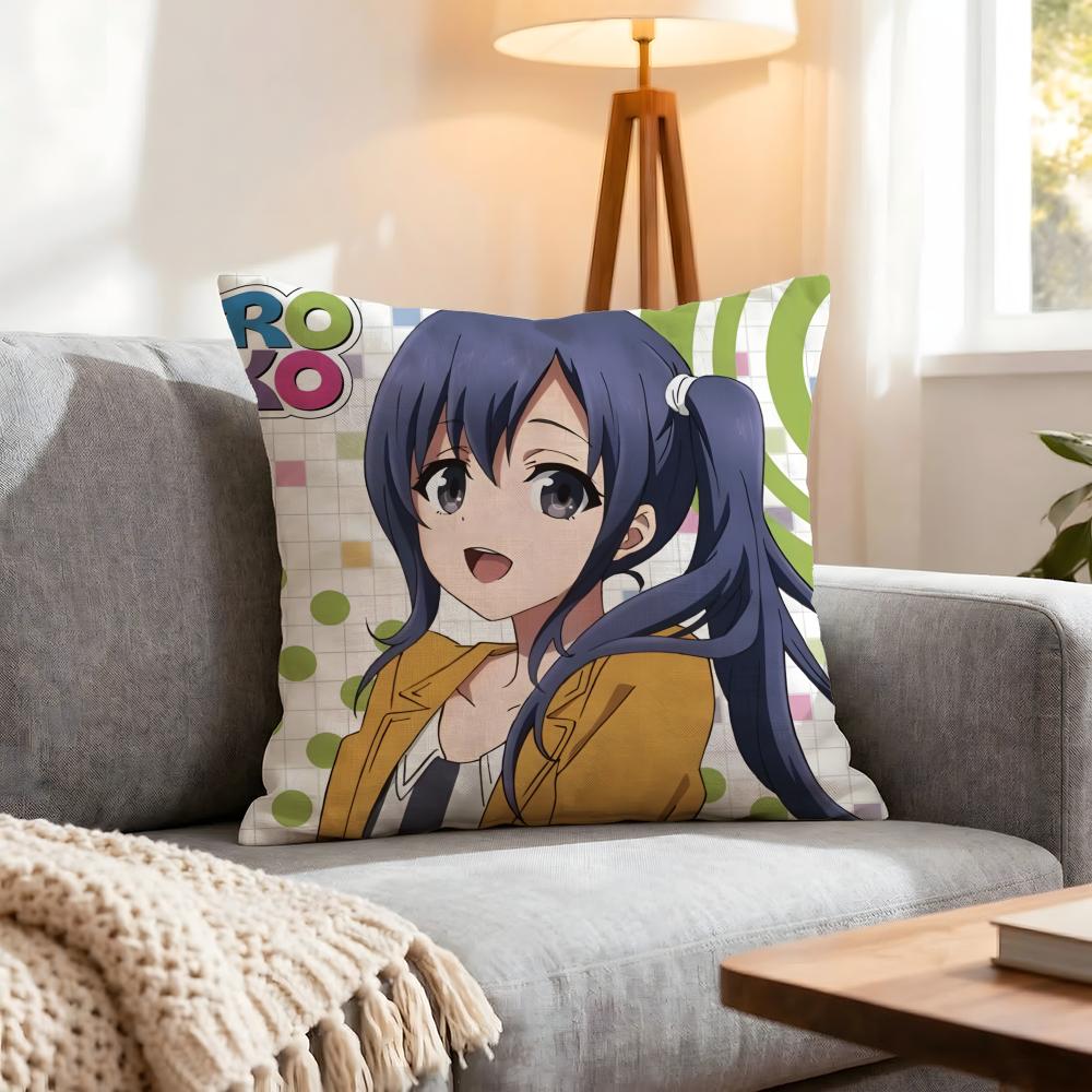 Anime Shirobako Cushion Cover Pcs Decorative Covers Soft Cushion Case for Sofa Couch Decor x x Pillowcases