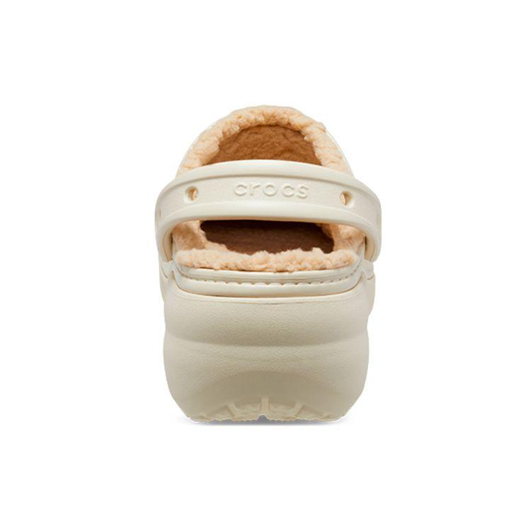 Crocs Classic Cloud Warm Cotton Clogs Women clogs Bone-White 207938-2Y2