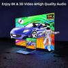 8K UHD Cable HD2.1 Stretch Spring Coiled HDMI-Compatible To Mini/Micro HD Cable for PS4 Laptop PC DVD Camera Monitor HDTV