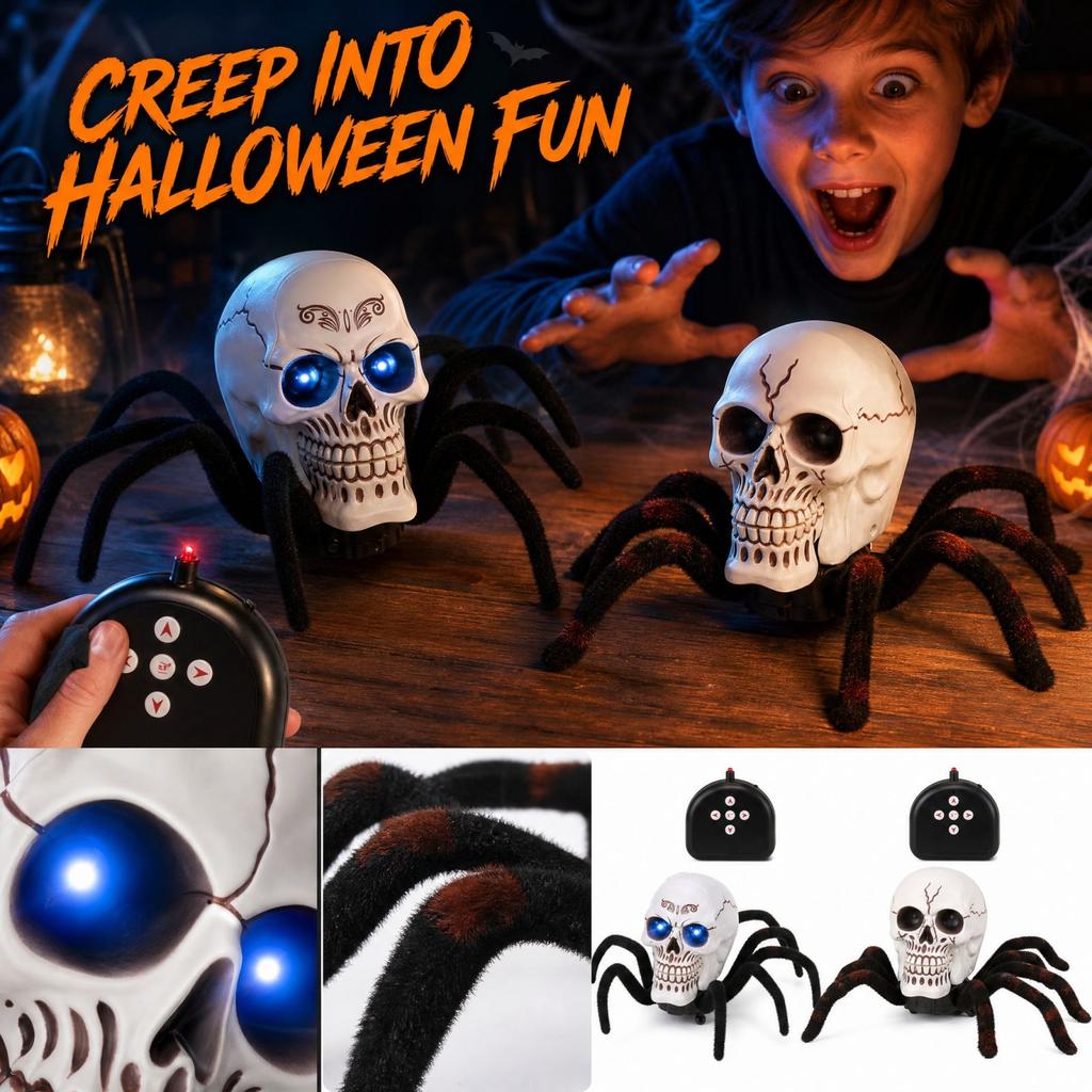 Halloween Remote Control Toy with Lights, Wireless for Scary Pranks
