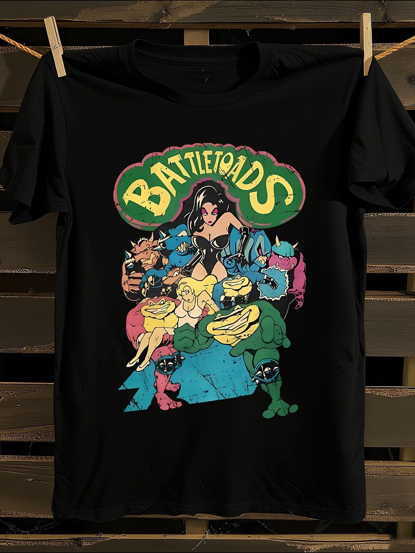 Винтажная футболка для ретро-игр Battletoads L