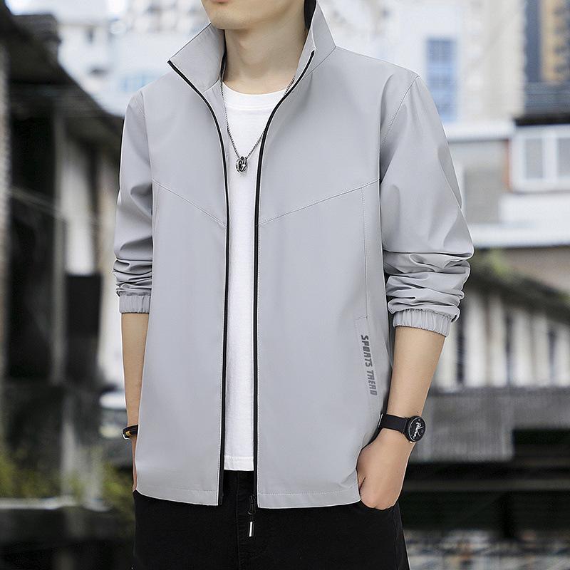 Jacket Men's Color Blocking 2025 Autumn and Winter New Men's Youth Windproof Fashion Casual Top Jacket Trend