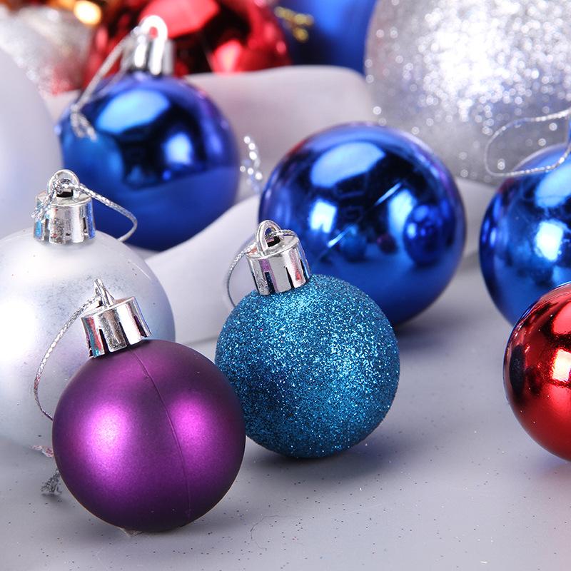 36-Piece Set Christmas Baubles | Xmas Hanging Tree Ornaments | Home & Party Festive Decor | New Year Gift Pendant Handicrafts