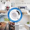 ABS Duct Vents Round Louvered Vents Ventilation Round Adjustable Air Volume