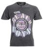 Maglietta Ufficiale The Beach Boys Foto Vintage Grigia Premium Stonewash Nuova