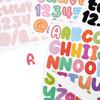 0.5 Inch 5 Sheets Small Letter Stickers Number Alphabet Sticker for Stationery Scrapbook Grad Cup Mug DIY Crafts Art Making