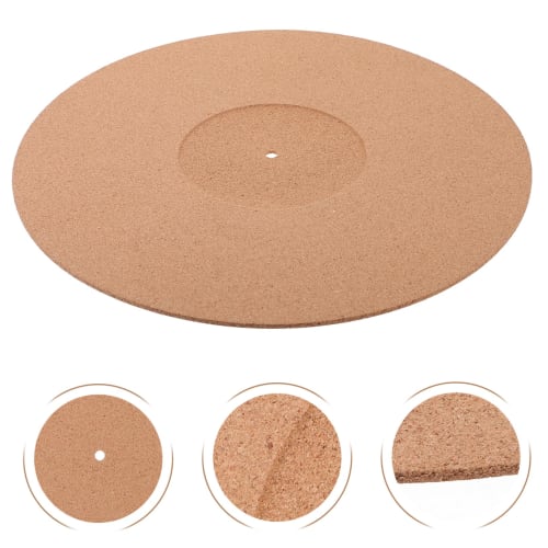 BESPORTBLE Soft Anti-Static Turntable Slip Mat, Record Protector Pad with Shock Absorption Design, Turntable Compatible, Protective Cushion for Record