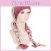 Fashion Womens Knitted Braid Headscarf With Breathable Polyester For Casual Wear