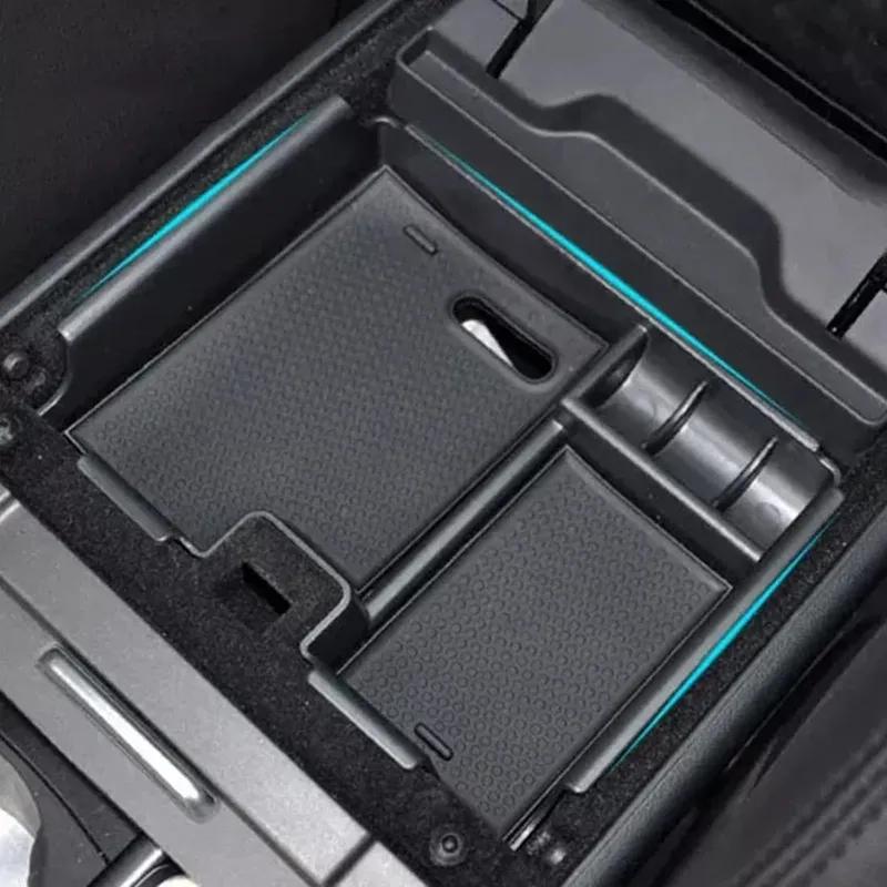 Car Center Console Organizer Tray Armrest Storage Box For Land Rover Range Rover Evoque 2011-2018 Car Interior Accessories