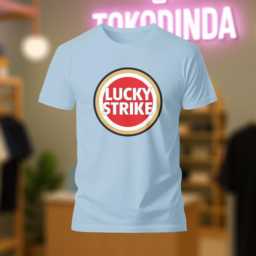 LUCKY STRIKE logo T-Shirt Funny Made In USA S-5XL Unisex T-Shirt M