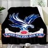 1PC Crystal Fc Crest Printed Soft Flannel Blanket Throw for Adult Bedroom Living Room Sofa Camping Travel Fan gifts Christmas Gifts