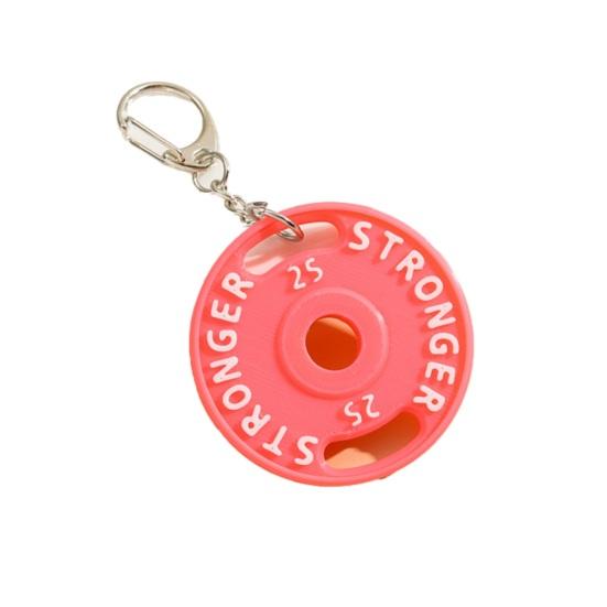 

Keychain Pendant Small Barbell Charm Gym Keyring Sports Style Mini Fitness Key Holder Sports Enthusiasts Fitness Bag Sports Accessories рожевий