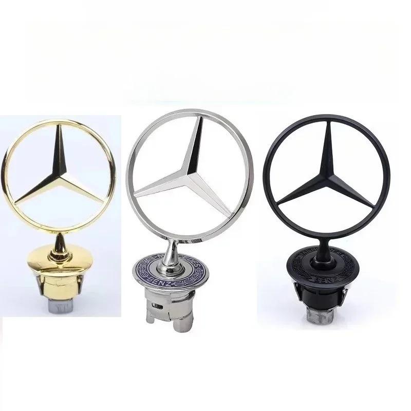 BENZ Zinc Alloy Car Front Hood Emblem Badge Accessories For Mercedes Benz W213 W223 W240 W212 W222 W221 W211 W220 W210 W207 W140 ce1