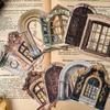 20pcs/1lot Kawaii Stationery Stickers Classical Manor Junk Journaling Decorative Mobile Scrapbooking for Stickers Scrapbook