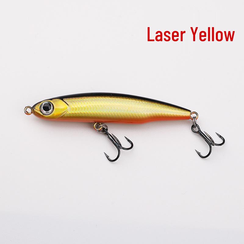 Whitebait Sinking Pencil Trembling Micro Lure for Long Casting, Artificial Bait for Culter, Perch, Mandarin Fish.