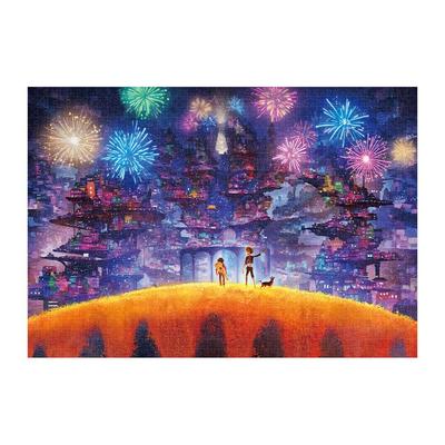 Tenyo [Made In Japan] 1000 Piece Canvas Style Jigsaw Puzzle Disney Remember Me Land of the Dead (51x73.5cm) D-1000-878 Comes with Glue and Spatula