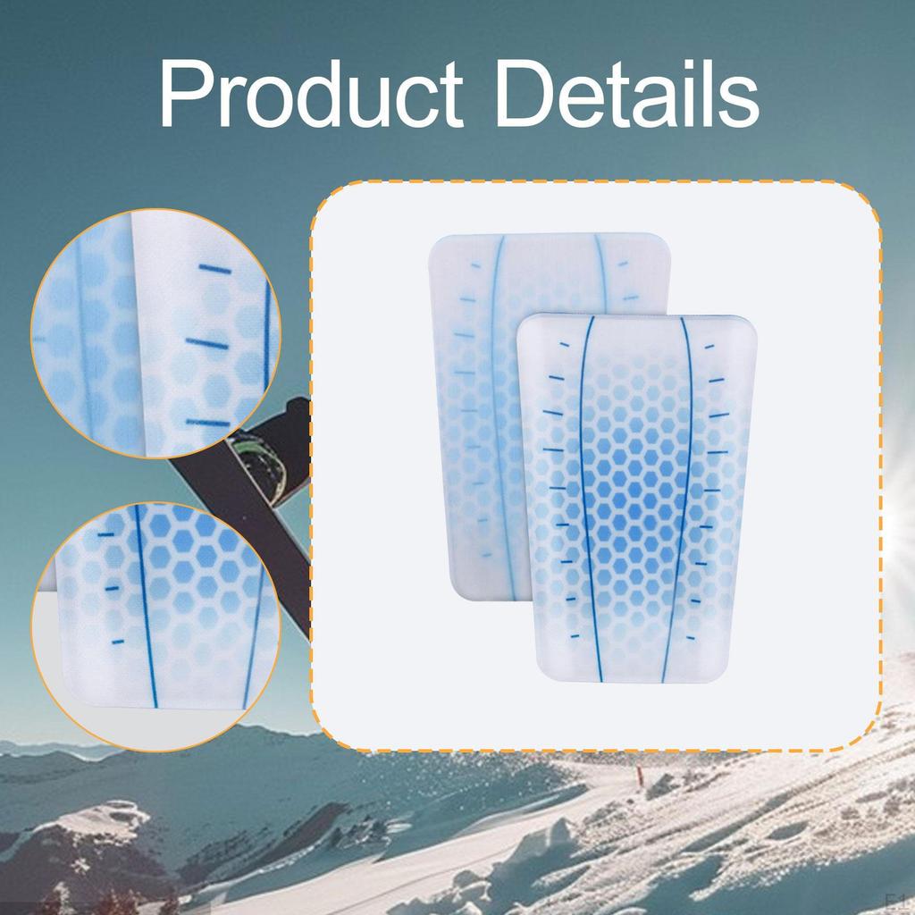 1 Pair Skiing Shin Guard Pad Gear Comfortable Snowboard