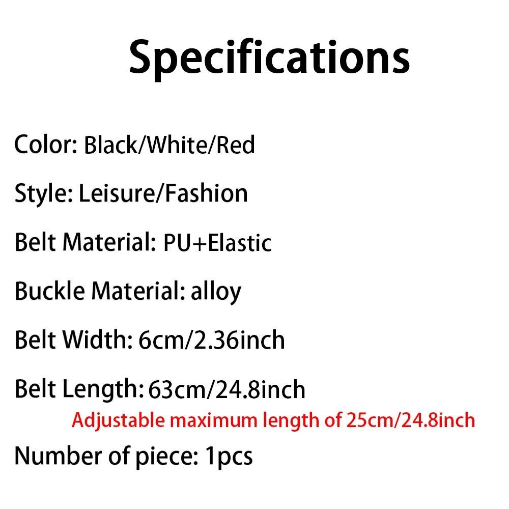 Cureaua pentru femei, la modă, capac elastic în talie, cataramă aurie, închidere elastică în talie, centură lată versatilă, combinată cu haină de rochie, curele pentru femei