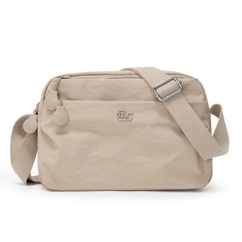 

Нишевая повседневная легкая тканевая сумка женская новая универсальная простая на плечо, сумка-мессенджер, сумка для отдыха на открытом воздухе хаки