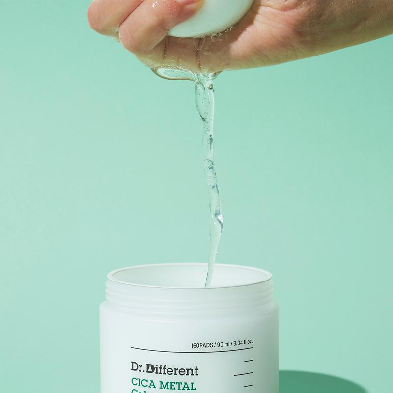 [Dr.Different] Cica Metal Calming Pad 90ml 60EA